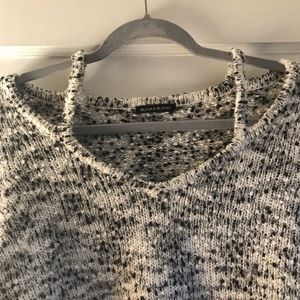 Blush & Bloom B&W Sweater